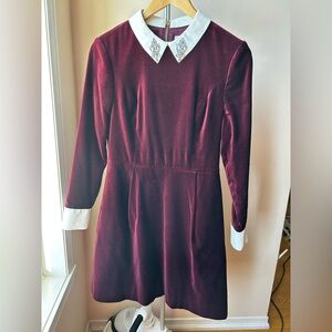 Ted baker velvet dress